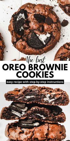 the best oreo brownie cookies recipe with step by step instructions