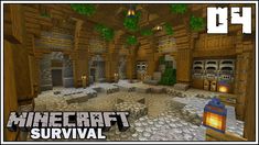 the minecraft survival is shown in this image