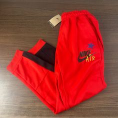 Brand New. Never Worn.I Carefully Package And Ship Immediately. Let Me Know If You Have Any Questions. Men Sz L Touch The Follow Bottom To Get Updated Every Day About New Deals. Don’t Be Afraid To Offer! Red Sporty Pants For Leisure, Red Sporty Leisure Pants, Red Sporty Sweatpants For Leisure, Red Sports Sweatpants With Pockets, Red Sportswear Pants With Pockets, Red Sportswear Bottoms For Leisure, Red Cotton Sportswear Sweatpants, Nike Red Casual Sweatpants, Casual Red Nike Sweatpants