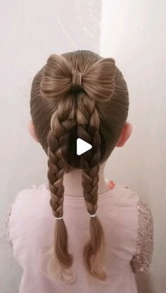 Quick And Easy Kids Hairstyles, Toddler Hair Braiding Styles, Hairstyles For Long Hair Girls Kids, Kid Hair Styles Easy, Toddler Hairstyles Long Hair, Christmas Toddler Hair, Hair Styles For Girls With Long Hair, Hairstyles For 5 Year Girl, Hairstyles For 8 Year Girl