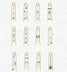 the different sizes and shapes of scissors are shown in this drawing, which shows how to use them