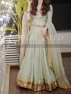 Dresses High Fashion, Pakistani Formal Dresses, Lehnga Dress, Crochet Cable