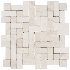 a white marble mosaic tile pattern on a white background