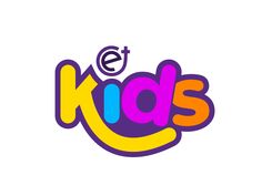 the logo for kids's church, which has been designed to look like it is in