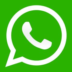 whatsapp logo on a green background with white text bubble in the center and an image of a phone