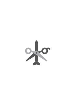 a pair of scissors sitting on top of each other