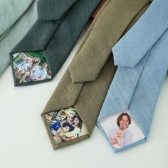 Custom Photo Necktie | Personalized Men's Accessory with Photo on Back Description: Make a bold and personal statement with our custom photo necktie! This unique accessory allows you to add a special touch to your attire by featuring a cherished photo printed on the back. Perfect for weddings, anniversaries, graduations, or any occasion where you want to celebrate a memorable moment. Features: Material: Crafted from high-quality polyester , this tie offers durability and a smooth texture. Custom Design: Upload your favorite photo, and we will print it on the back of the necktie. This hidden detail adds a personal touch that can be a special surprise. Size: Available in standard length 58 inches and width 3 inches, suitable for most adults. Versatile Use: Ideal for special occasions such as Tie With Picture Inside, Father Of The Bride Tie With Picture, Father Of Bride Gifts, Tie Photo, Dad Wedding Gift, Thoughtful Gifts For Him, Personalized Tie, New Dad Gift, Unique Ties