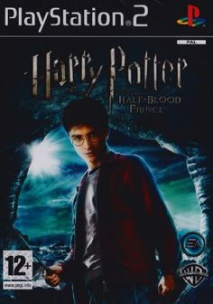 the harry potter video game is on display in this box art for sony's harry potter and the half - blood prince