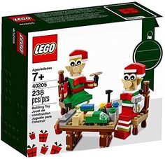 the lego box is filled with toys for christmas