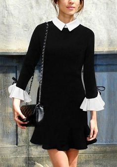 # Mode Tips, Mode Chanel, Alexa Chung, Black Vintage, White Collar, Coco Chanel, Moda Fashion, Styl Vintage