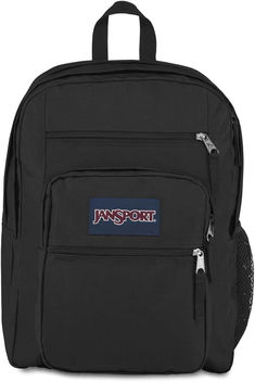 JanSport Laptop Backpack - Computer Bag with 2 Compartments, Ergonomic Shoulder Straps, 15” Laptop Sleeve, Haul Handle - Book Rucksack - Black Trendy Lunch Boxes, Back To School Clothes Shopping, School Clothes Shopping, Jansport Backpacks Big Student, Mochila Jansport, School Needs, Laptop Backpack Women, Back To School Clothes, Off To College