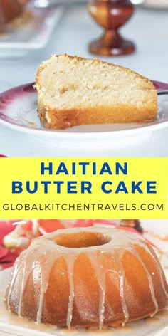 Haitian Bread Recipe, Haitian Cake Recipe, Haitian Cake, Eggless Eggnog, Caribbean Desserts, Eggnog Glaze, Super Moist Cake, Jamaican Desserts, Caribbean Kitchen