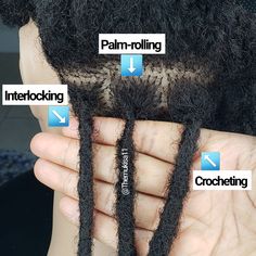 Loc tutorial for interlocking, palm-rolling,  and instant locking! Loc Maintenance Tips, Artificial Dreadlocks, Loc Repair, Starting Dreads, Interlocking Locs, Locs Retwist, Kevin Carter