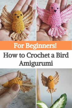 crochet bird amigurmi for beginners