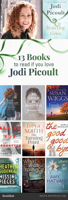 the book cover for 13 books to read if you love jodi picout