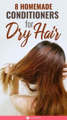 Dry Hair Remedies, Conditioner Diy, Haircare Natural, Homemade Conditioner, Diy Haircare, Hair Conditioning, Natural Hair Conditioner, Dry Frizzy Hair, Easy Care Hairstyles