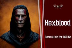 an image of a man with blood on his face and the words hexflood above it