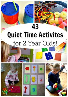 Activities For 2 Year, Quiet Time Activities, Quiet Activities, Children Playing, Toddler Snacks, Time Activities, Toddler Play, Busy Toddler, Kids Learning Activities