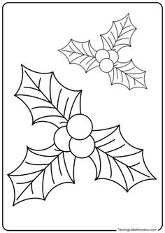 Have a merry Xmas with this holly colouring sheet. Kids will love coloring this simple page this December. Get your copy of the free printable now.