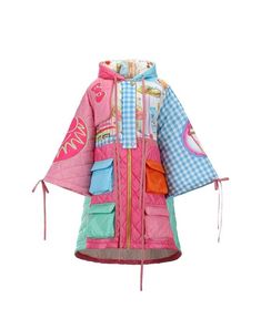 Leaf Xia, Long Down Jacket, Long Cape, Romantic Colors, Cape Coat, Drawing Prints, Looks Chic