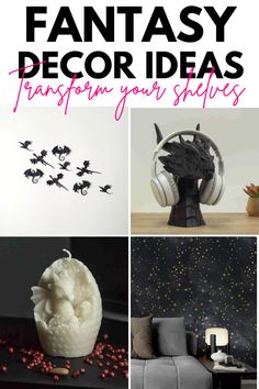 From whimsical fairy-tale accents to bold, otherworldly design concepts. This post is all about the best fantasy decor ideas. | Fantasy decor home | fantasy home decor | fantasy room decor | fantasy interior design |