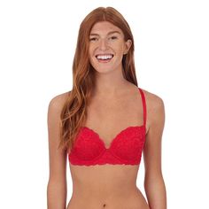 Lay the foundation for a great day with this juniors' SO push-up bra.Click on this INTIMATES & SLEEPWEAR Guide to find the perfect fit and more! Lay the foundation for a great day with this juniors' SO push-up bra.Click on this INTIMATES & SLEEPWEAR Guide to find the perfect fit and more! Underwire Lace construction Convertible shoulder straps Push-up cups Style no. ZG01B430RFIT & SIZING 2 hook columns & 3 hook rows Hook-and-eye closureFABRIC & CARE Nylon, spandex Machine wash Imported Size: 34 B. Color: Ski Patrol. Gender: female. Age Group: kids. Pattern: Solid. Ski Patrol, Lace Balconette, Kids Pattern, The Foundation, Bra Cups, Push Up Bra, Dark Red, Shoulder Straps, Gender Female