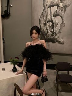 Korean Outfits For Party, Korean Fashion Party Outfit, Korean Gala Dress, Korean Fashion Dress Party, Korean Prom Dresses, Mode Ulzzang, 파티 드레스, Glam Dresses