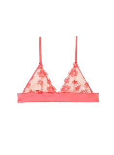 Petal Embroidery BraletteOur Petal Embroidery Triangle Bralette, featuring 3D floral embroidery on comfortable sheer stretch ground. Wide silk covered elastic underbust with back g-hook closure and adjustable straps. Pair with the matching Petal Embroidery Cheeky for the perfect everyday set, in or out of the bedroom.Body: 100% Polyester Combo 1: 85% Polyamide & 15% ElastaneCombo 2: 92% Silk & 8% ElastaneHand wash cold, lay flat to dryModel is wearing a size Small. Embroidery Triangle, Petal Embroidery, Slip Dresses, Pink Petals, Triangle Bralette, Luxury Lingerie, Neon Pink, Floral Embroidery