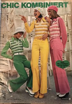 1970s Clothing Style, 70s Preppy Fashion Women, 1976 Fashion, 60s Pants, 70s Fashion Women, 60s Outfit, 1960s Fashion Women, 80s Inspired Outfits, 70s Women Fashion