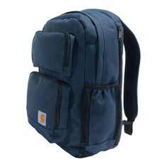 Carhartt 28L Laptop Backpack this pack is tough enough for the jobsite, and with 3-compartments to organize your stuff, its ready to go wherever you go when the workday ends Carhartt 28L Dual Backpack 12-in X 18-in X 10-in Navy Backpack Polyester in Blue | B000053540199 Navy Backpack, Laptop Backpack, Ready To Go, Bags Backpacks, Backpack Bags, Apparel Accessories, Work Wear, Bag Accessories, Laptop