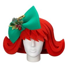 This Christmas Wig will definitely make you stand out at your next Party, Hora Loca, Wedding, Corporate Event, Birthday, Quinceanera, or Halloween Party! It can be used as a wedding hats, top hats, photo booth props, or a party favor. Themed Party Headband Costume Hats, Green Novelty Party Hat, Fun Green Mini Hats For Party, Fun Green Mini Hats For Parties, Green Fun Party Mini Hats, Whimsical Adjustable Costume Hats And Headpieces For Party, Themed Halloween Party Hats, Themed Party Costume Headband, Adjustable Novelty Costume Hats And Headpieces For Party