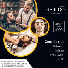 Hair Stylist Tattoo Designs, Hair Poster Design, Beauty Salon Marketing, Mens Hair Salon, Hair Salon Marketing, Haircut Salon, Relax Massage, Beauty Salon Posters, City Streets Photography