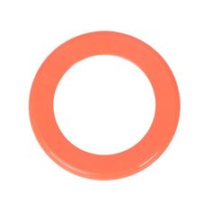 an orange ring on a white background