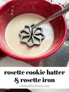 Rosette Cookies Irons, Rosette Cookies Recipe How To Make, Rosetta Cookies Recipes For, Rosette Iron Batter, Rosette Iron Recipe