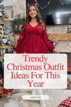 Champagne Satin Dress, Xmas Fashion, Cute Christmas Outfits, Christmas Outfits Women