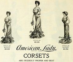 Victorian corsets: What they were like & how women used to wear them 19 Historical Clothing Patterns, Free Ephemera, Modern Corset, Edwardian Corsets, Corset Styles, The Victorian Era