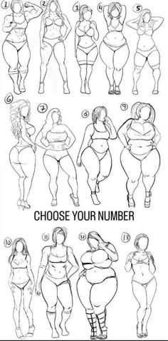 Fat Anatomy Reference, Thick Body Reference Drawing, Plus Size Actresses, Thick Body Base Drawing, Thick Body Reference, Female Body Types, Female Sketches, Sexiest Tattoos