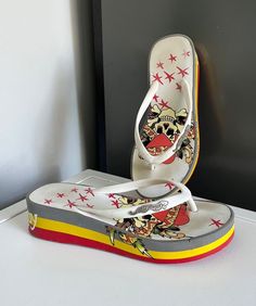 🖇Condition: 4/5   📌Brand: Ed Hardy 🔖Tag size: 37 23cm Ed Hardy Print, Ed Hardy Shoes, Mcbling Clothes, Ed Hardy Clothes, Masc Fits, 2000s Room, Dc Shoes Women, Cute Online Clothing Stores, Fun Shoes