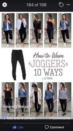 Jogger Outfit, Mode Tips, Cooler Look, Athleisure Outfits, Teacher Outfits, Mom Outfits