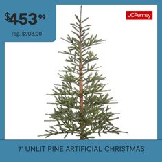 a small christmas tree is on sale for $ 45 99