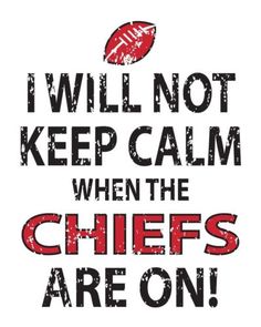 a poster with the words, i will not keep calm when the cowboys are on