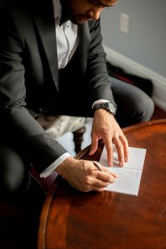 Must Have Photos of Groom Prep on Wedding Day! | Writing vows, Estate wedding venue, Estate wedding