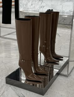 Brown Fall Boots, Ysl Boots, Saint Laurent Boots, December 26