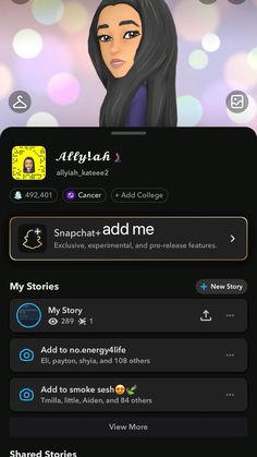 an animated avatar is shown on the app