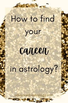 the words how to find your caven in astrology? on a gold background