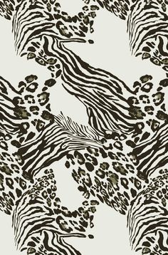 an animal print pattern with zebras and spots