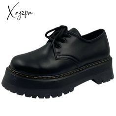 Women Shoes Autumn Round Toe Female Footwear All-Match Loafers With Fur Clogs Platform Casual Sneaker British Style Oxfords Fall Black Loafer Shoes, Platform High Heel Shoes, Fashion Shoes Sneakers, Mary Jane Shoes Womens, Sport Shoes Women, Men Loafers, Black Loafers, Black Leather Shoes, Jane Shoes