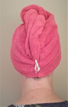 Hair Turban Towel in Raspberry, 100% Cotton - Absorbent Soft Wrap with Loop & Button. The 'Perfect' Toweling Hair Wrap enabling you to easily dry your hair with a twist. Made from 100% Absorbent Cotton with Button and Elastic Loop for easy fastening. My Super Soft Turban Towels have proved over the years to be a Fantastic Christmas Stocking Filler making them an ideal gift for Family and Friends. Produced in a 'Smoke Free and Pet Free Environment'. Approximate Size 62cm x 27cm. Why not checkout Hair Turban Towel, Turban Towel, Hair Turban, Christmas Stocking Fillers, Stocking Filler, Stocking Fillers, Gift For Family, Hair Accessories Headbands, Christmas Stocking