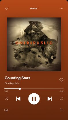 an mp3 player with the cover art for onerepublic's upcoming album