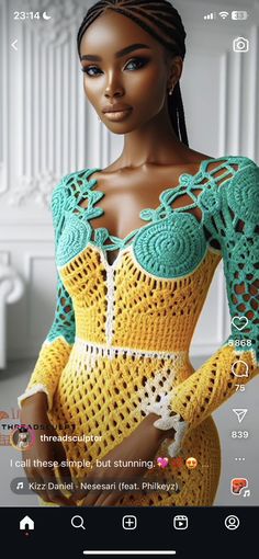 Chic Dress Classy, Knit Projects, Knit Wear, Clothes Crochet, Paint Projects, Dress Classy, Crochet Art, Really Cute Outfits